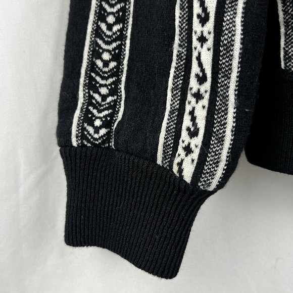 St John Santana Knit Jacket Womens 6 Black White Classic Elegant Preppy Chic - Picture 5 of 12